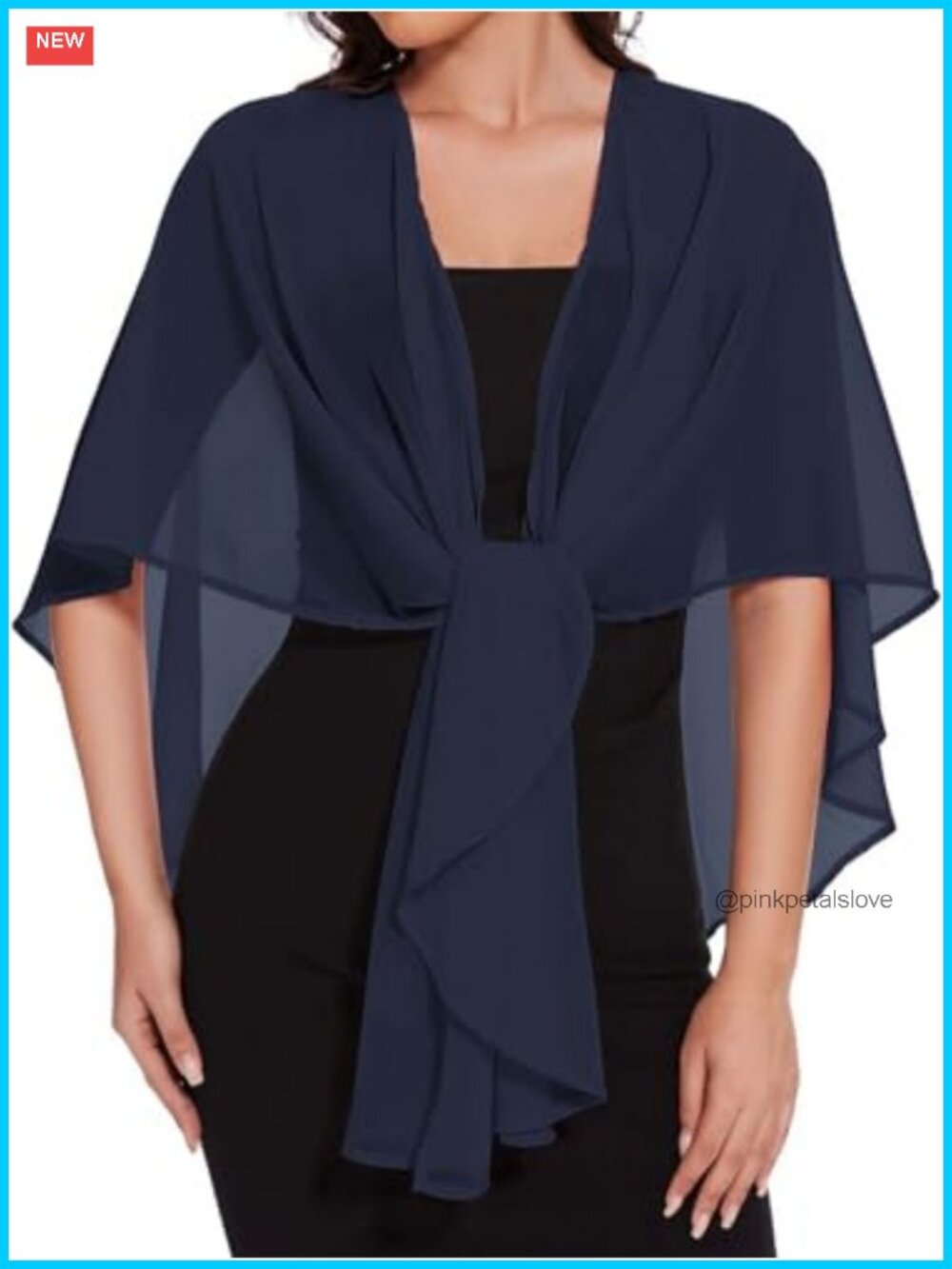 Women's Chiffon Shawl Wrap Sheer Evening Dress Scarf Cover Up